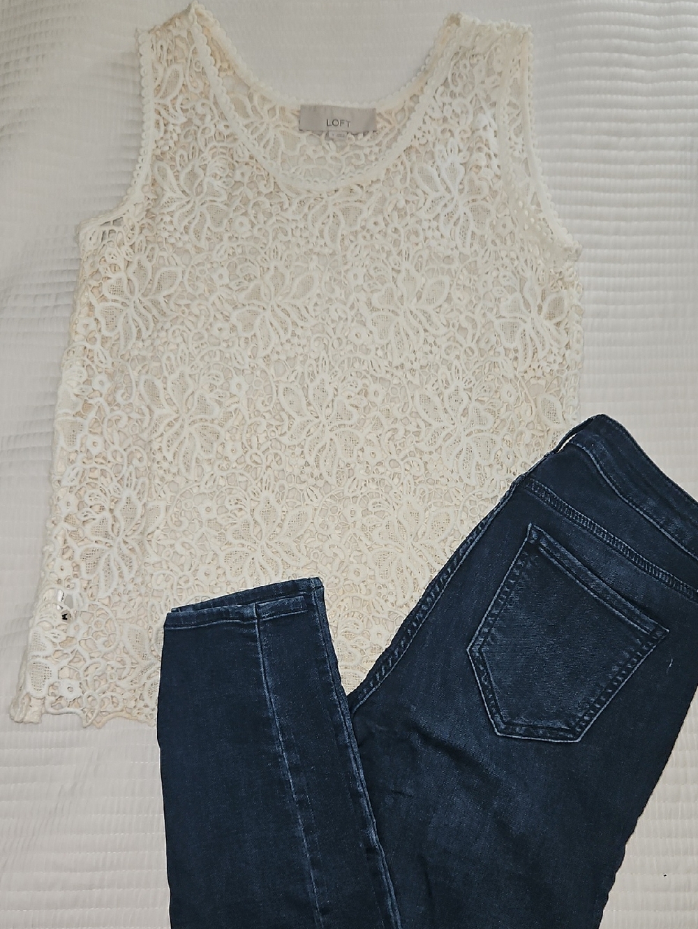 Outfit (Top Loft) Bottoms (Carly Jean)